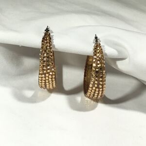 Gemstone Lined Hoops (UC3)